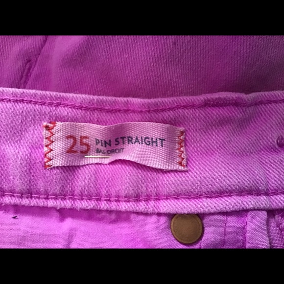 💵LANDS END** NWT! Pin Straight jeans, great color - Picture 5 of 15